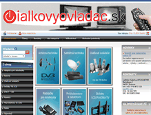 Tablet Screenshot of dialkovyovladac.sk